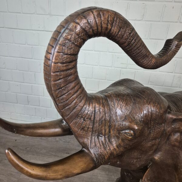 Statue Elephant Bronze 1,25 m - Image 10