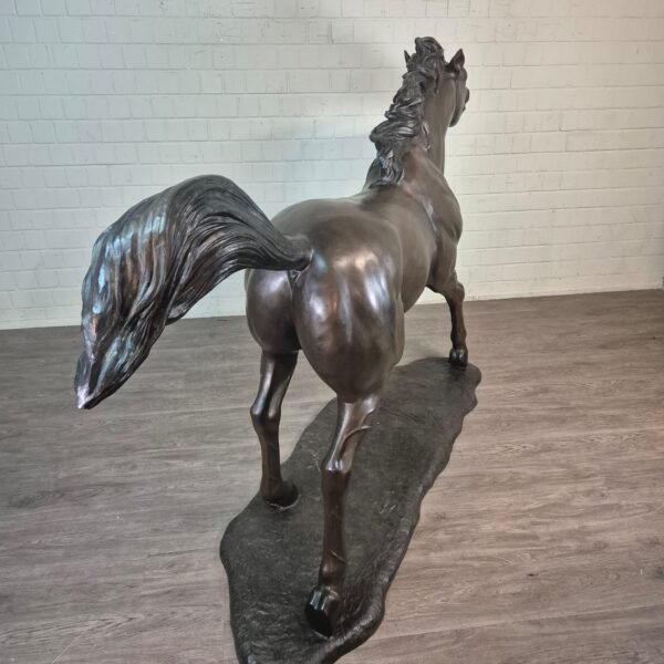 Statue Horse Bronze 1,77 m - Image 12