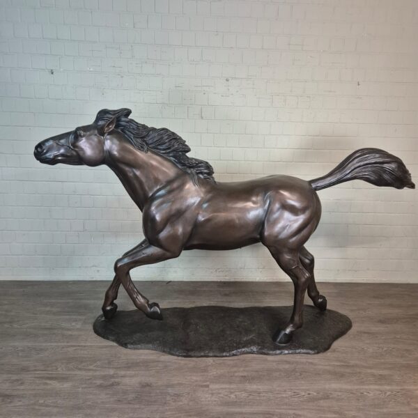 Statue Horse Bronze 1,77 m