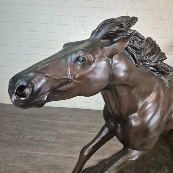Statue Horse Bronze 1,77 m - Image 3