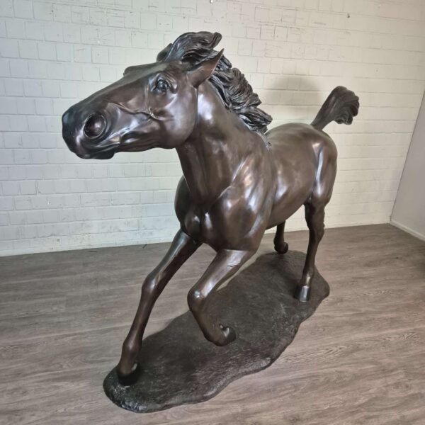 Statue Horse Bronze 1,77 m - Image 2