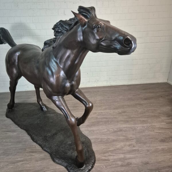 Statue Horse Bronze 1,77 m - Image 6