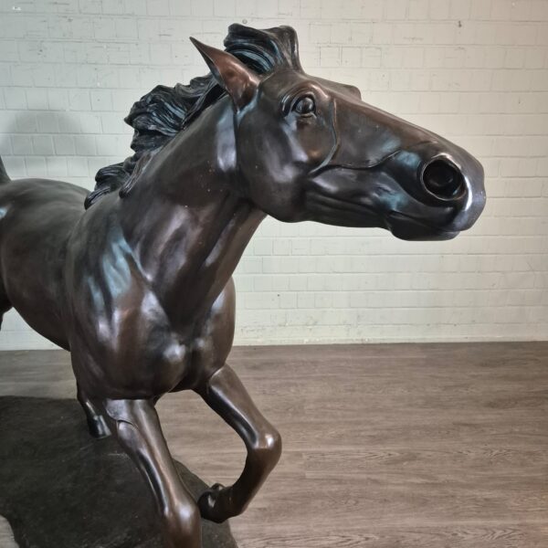 Statue Horse Bronze 1,77 m - Image 7