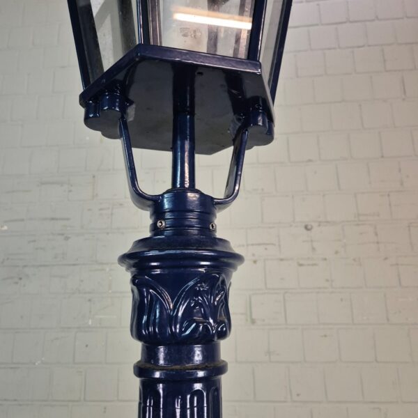 Lantern Garden Light Aluminium Dark Blue 2.60 m - Image 5