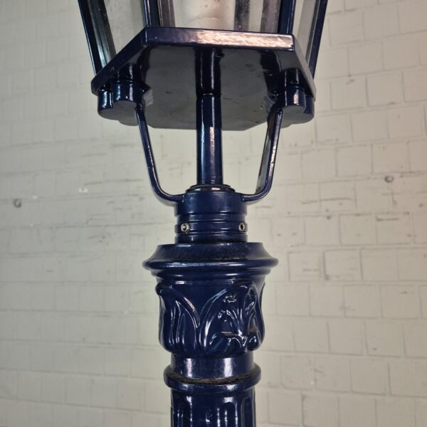 Lantern Garden Light Aluminium Dark Blue 2.60 m - Image 6
