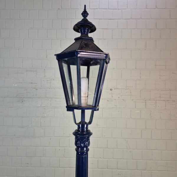 Lantern Garden Light Aluminium Dark Blue 2.60 m - Image 2