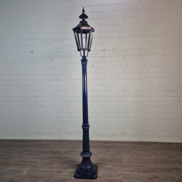 Lantern Garden Light Aluminium Dark Blue 2.60 m