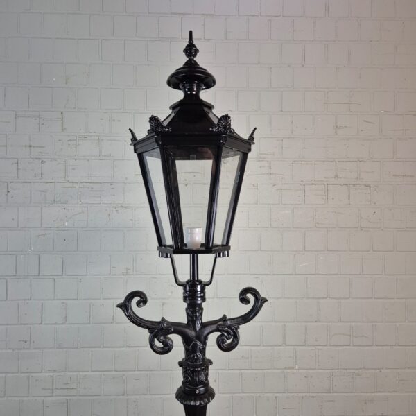 Lantern Garden Light Aluminium Black 2.40 m - Image 2