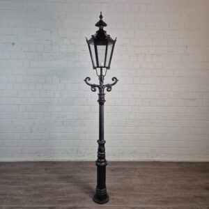 Lantern Garden Light Aluminium Black 2.40 m