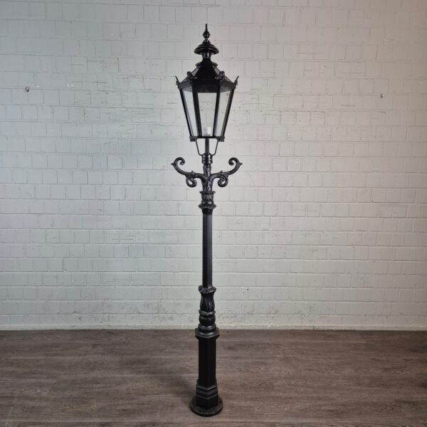 Lantern Garden Light Aluminium Black 2.40 m