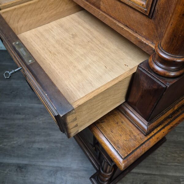 Bookcase Gründerzeit 1880 Walnut - Image 17