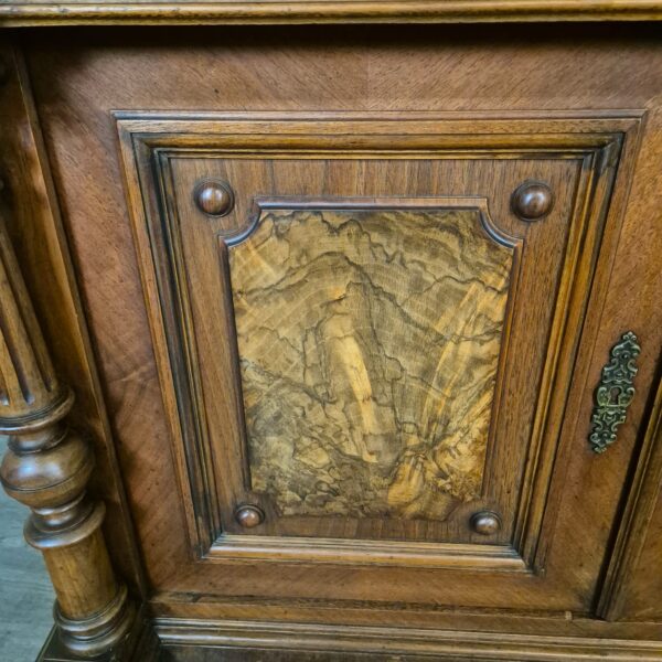 Bookcase Gründerzeit 1880 Walnut - Image 12