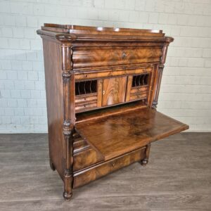 Secretary Biedermeier 1850 Mahogany