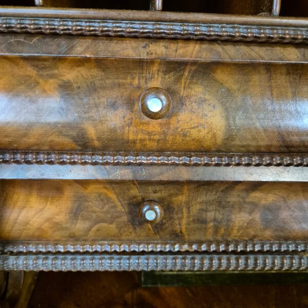 Secretary Biedermeier 1850 Mahogany - Image 10