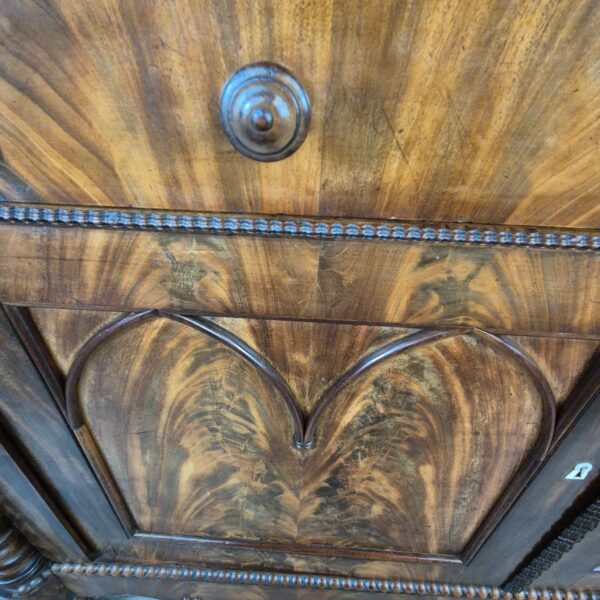 Cabinet Louis Philippe 1860 Mahogany - Image 10