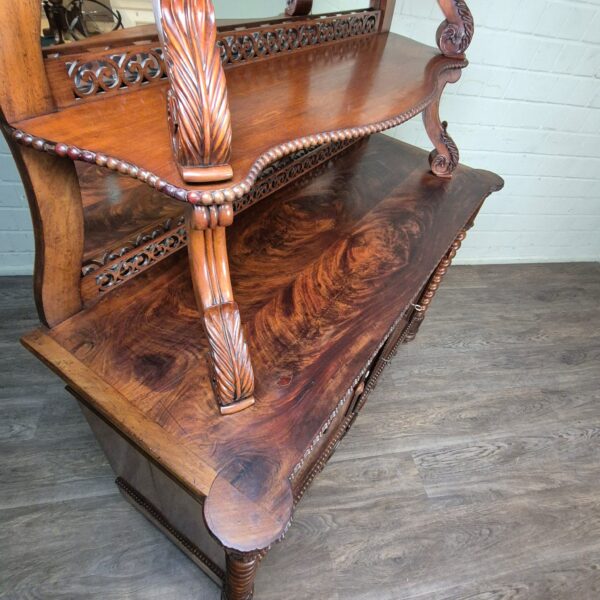 Cabinet Louis Philippe 1860 Mahogany - Image 15