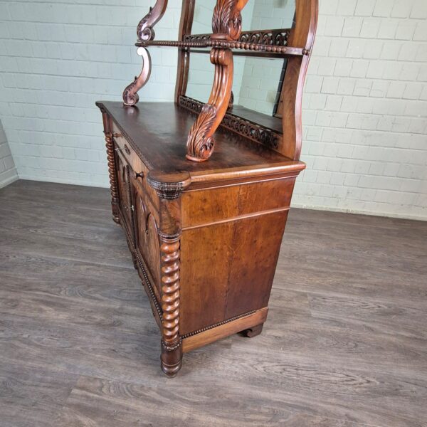 Cabinet Louis Philippe 1860 Mahogany - Image 7