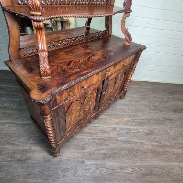 Cabinet Louis Philippe 1860 Mahogany - Image 14