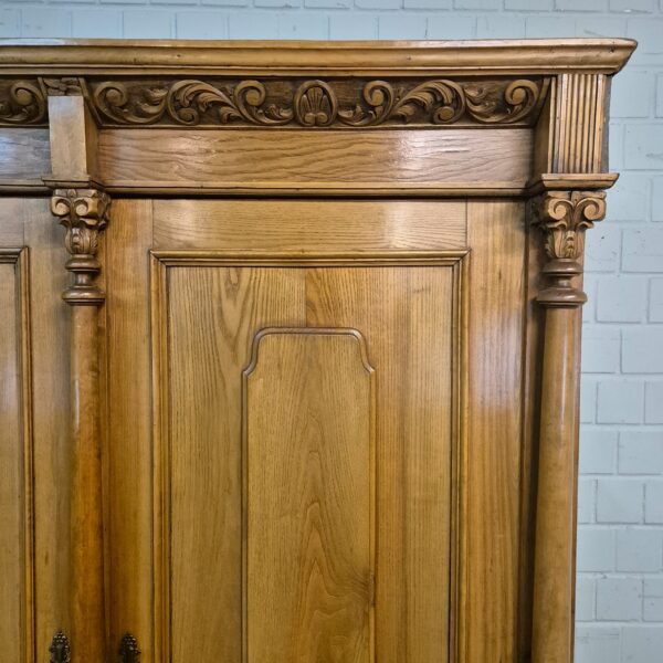 Wardrobe Gründerzeit 1880 Oak - Image 11