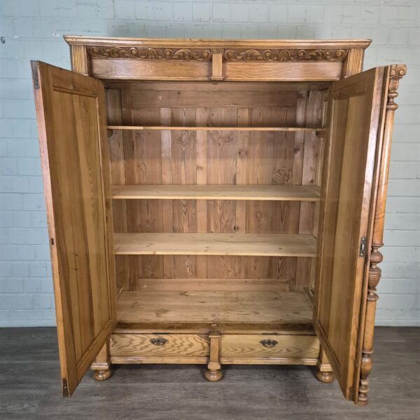 Wardrobe Gründerzeit 1880 Oak - Image 13
