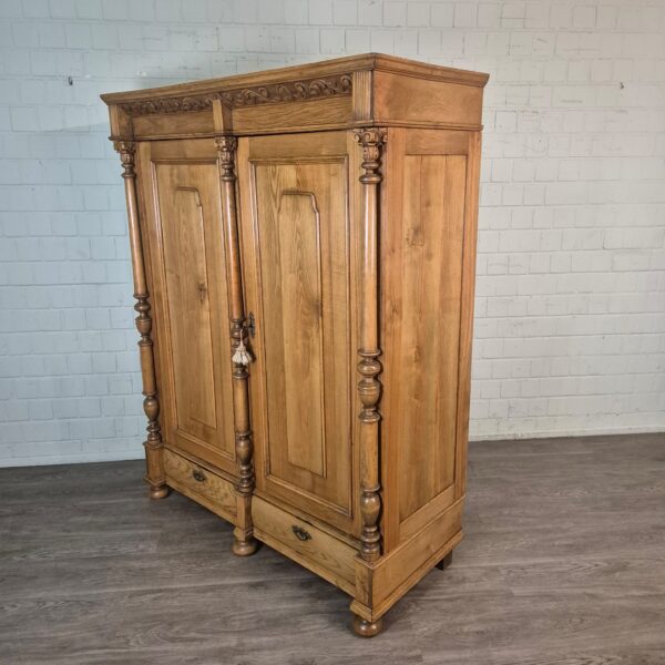 Wardrobe Gründerzeit 1880 Oak - Image 4