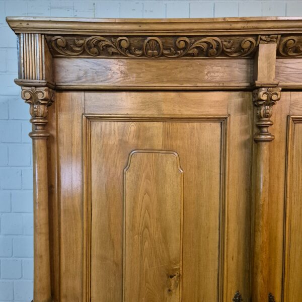 Wardrobe Gründerzeit 1880 Oak - Image 5