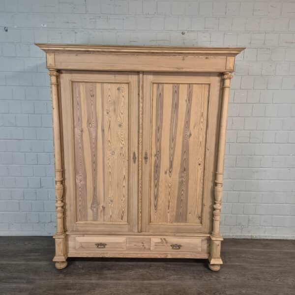 Wardrobe Gründerzeit 1880 Pine - Image 3