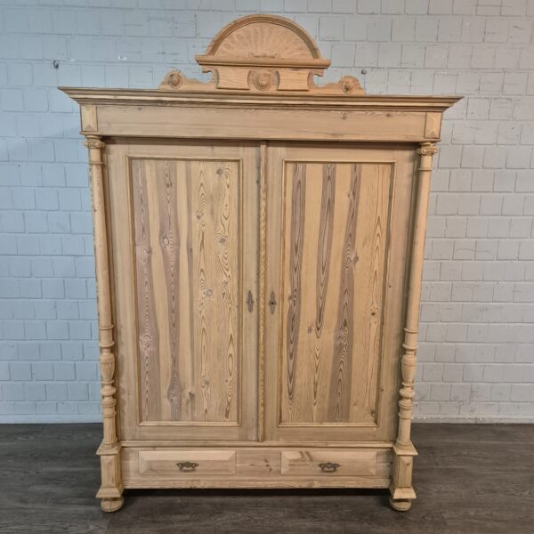 Wardrobe Gründerzeit 1880 Pine