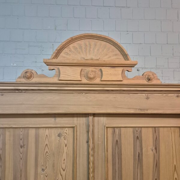 Wardrobe Gründerzeit 1880 Pine - Image 9