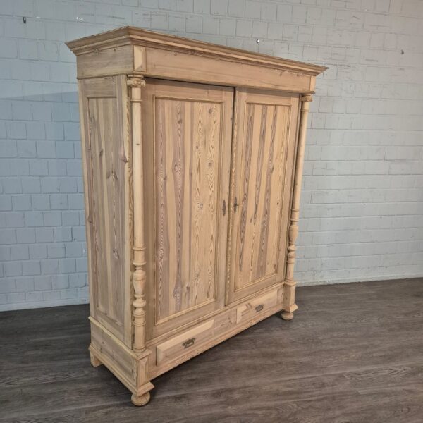 Wardrobe Gründerzeit 1880 Pine - Image 2