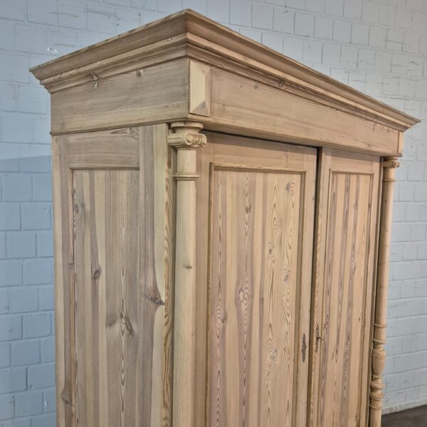 Wardrobe Gründerzeit 1880 Pine - Image 5