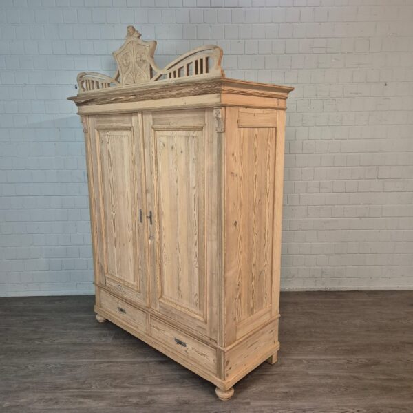 Wardrobe Jugendstil 1900 Pine - Image 3