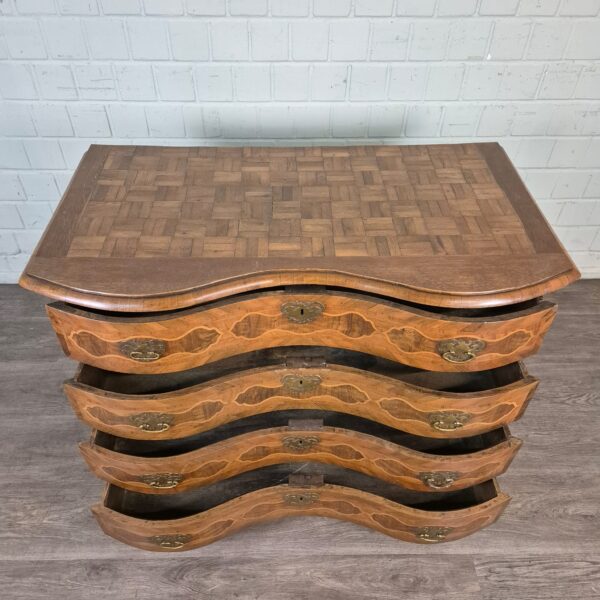 Chest of Drawers Baroque 1770 Walnut - Image 11