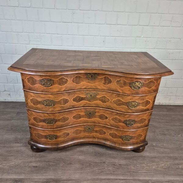 Chest of Drawers Baroque 1770 Walnut - Image 3