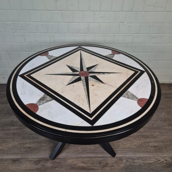 Garden Table Marble Top Ø 1,20 m - Image 2