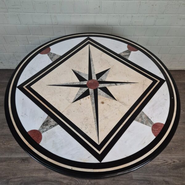 Garden Table Marble Top Ø 1,20 m - Image 3