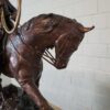 Statue Hunter on Horseback 1940 Bronze - Image 11