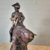 Statue Hunter on Horseback 1940 Bronze - Image 14