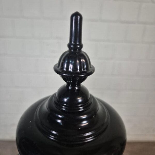 Set Garden Lights Lanterns Aluminum Black 1.10 m - Image 3