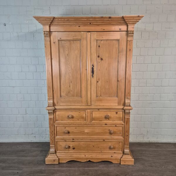 Wardrobe Gründerzeit 1880 Pine - Image 2