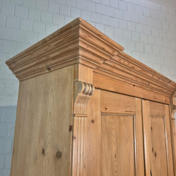 Wardrobe Gründerzeit 1880 Pine - Image 3
