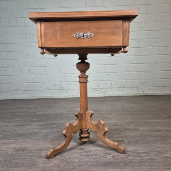 Sewing Table Gründerzeit 1880 Pine - Image 2