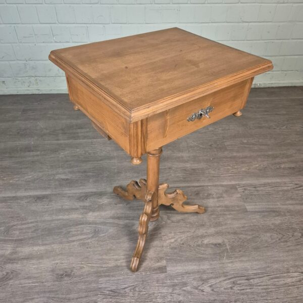 Sewing Table Gründerzeit 1880 Pine