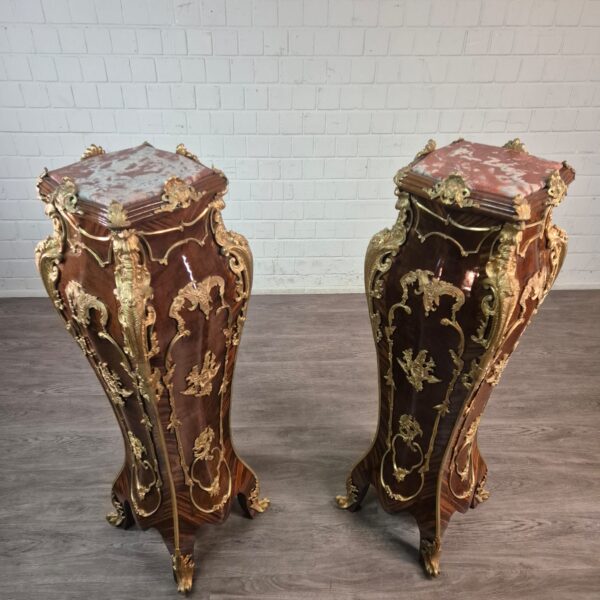 Set Columns Baroque Style Marble Walnut 1.50 m - Image 4