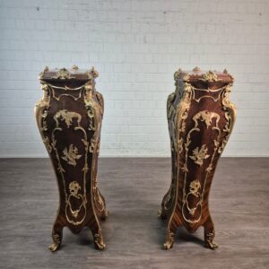 Set Columns Baroque Style Marble Walnut 1.50 m