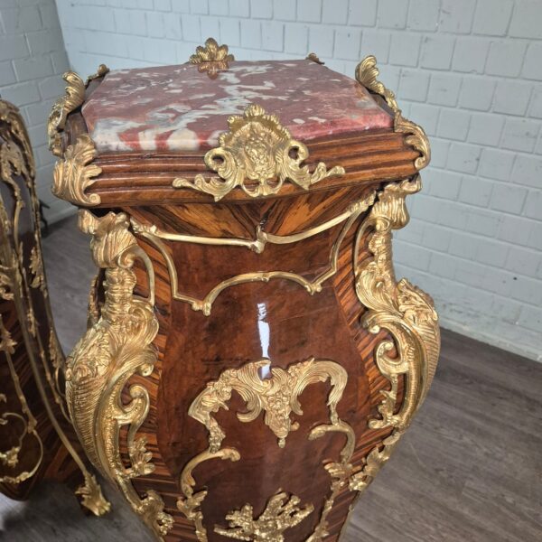 Set Columns Baroque Style Marble Walnut 1.50 m - Image 10