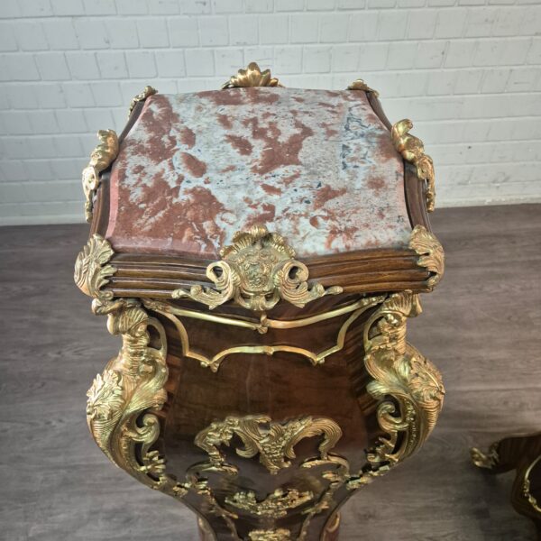 Set Columns Baroque Style Marble Walnut 1.50 m - Image 12