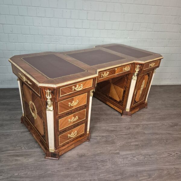 Desk Walnut Baroque Style 1,85 m