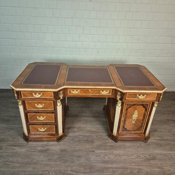 Desk Walnut Baroque Style 1,85 m - Image 2