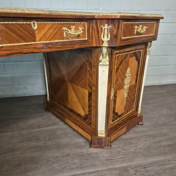 Desk Walnut Baroque Style 1,85 m - Image 6